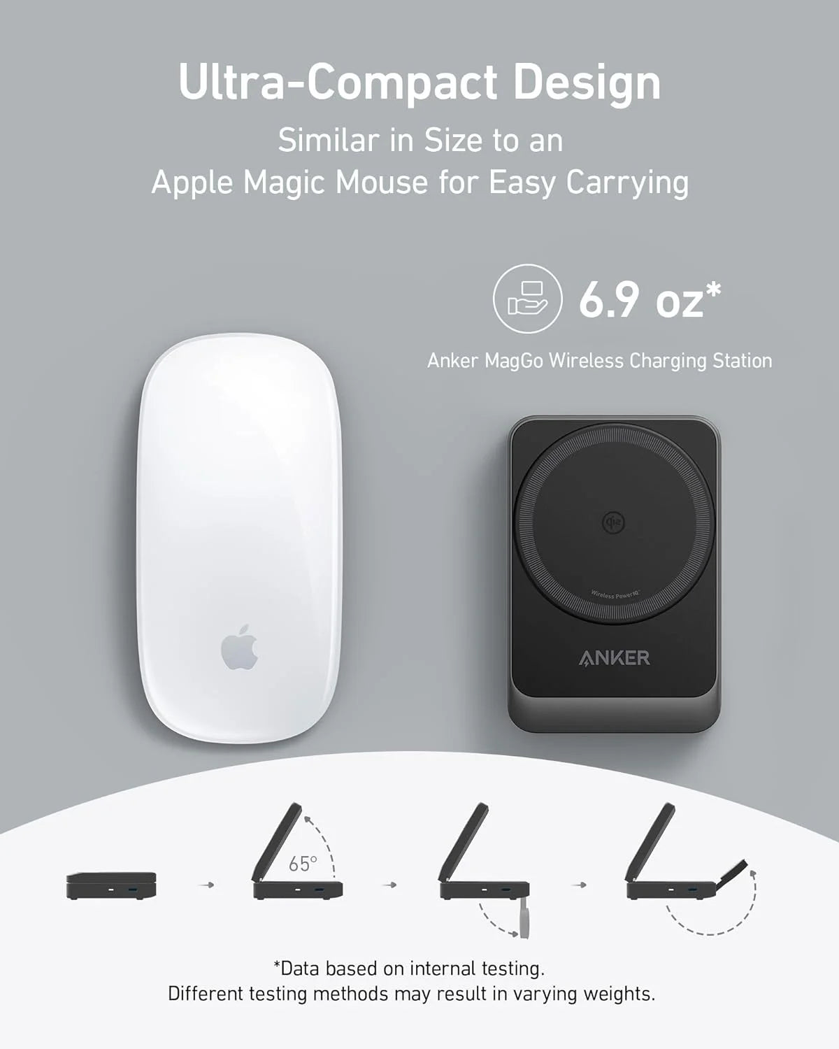 3-in-1 Wireless Charging Station with 40W USB-C Charger Z951534