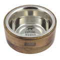 Wood Dog Bowl U885