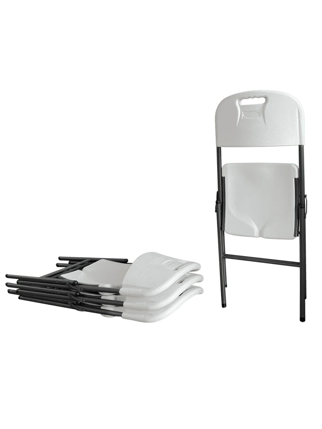 Folding Chairs 4 Pack Plastic Stackable N94022