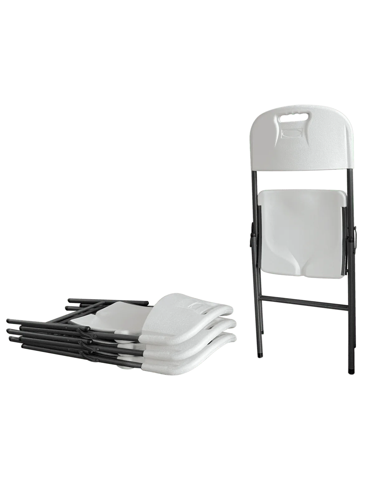 Folding Chairs 4 Pack Plastic Stackable N94022