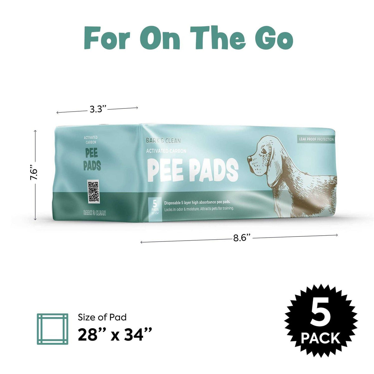 Dog and Puppy Pee Pads Leak-Proof Y757129