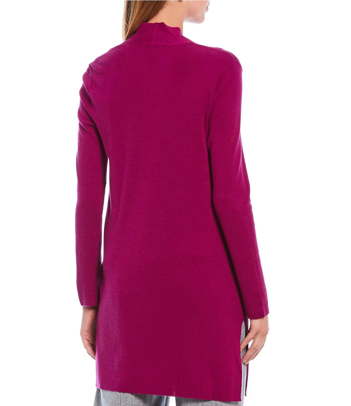 Ultrafine Merino Wool Straight Cardigan W478