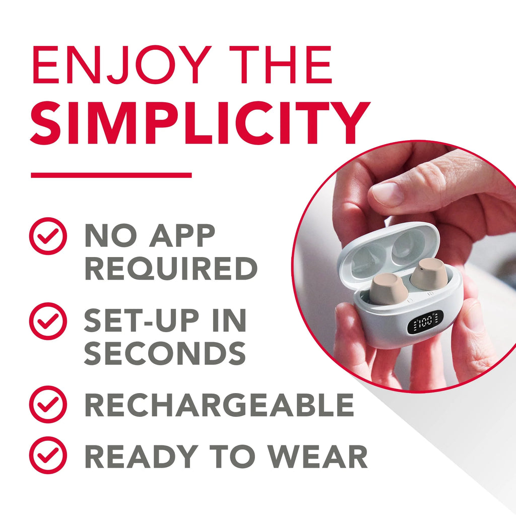 Beige In-Ear Hearing Aids D568018