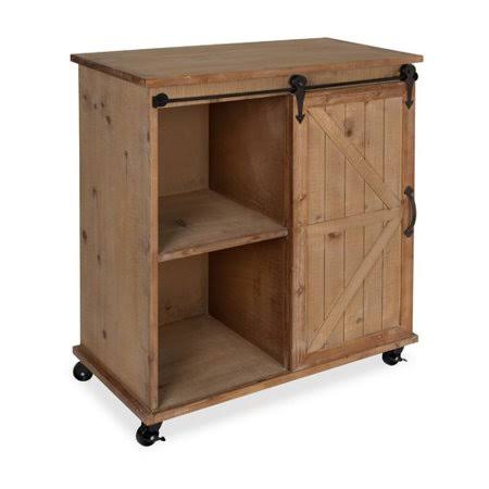 Wooden Rolling Kitchen Cart Q405337