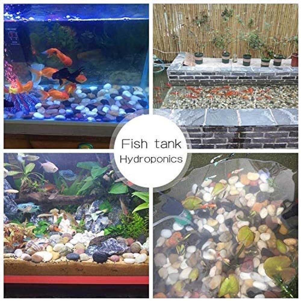 Natural Decorative Polished Mixed Pebbles River Rock Stones Z734