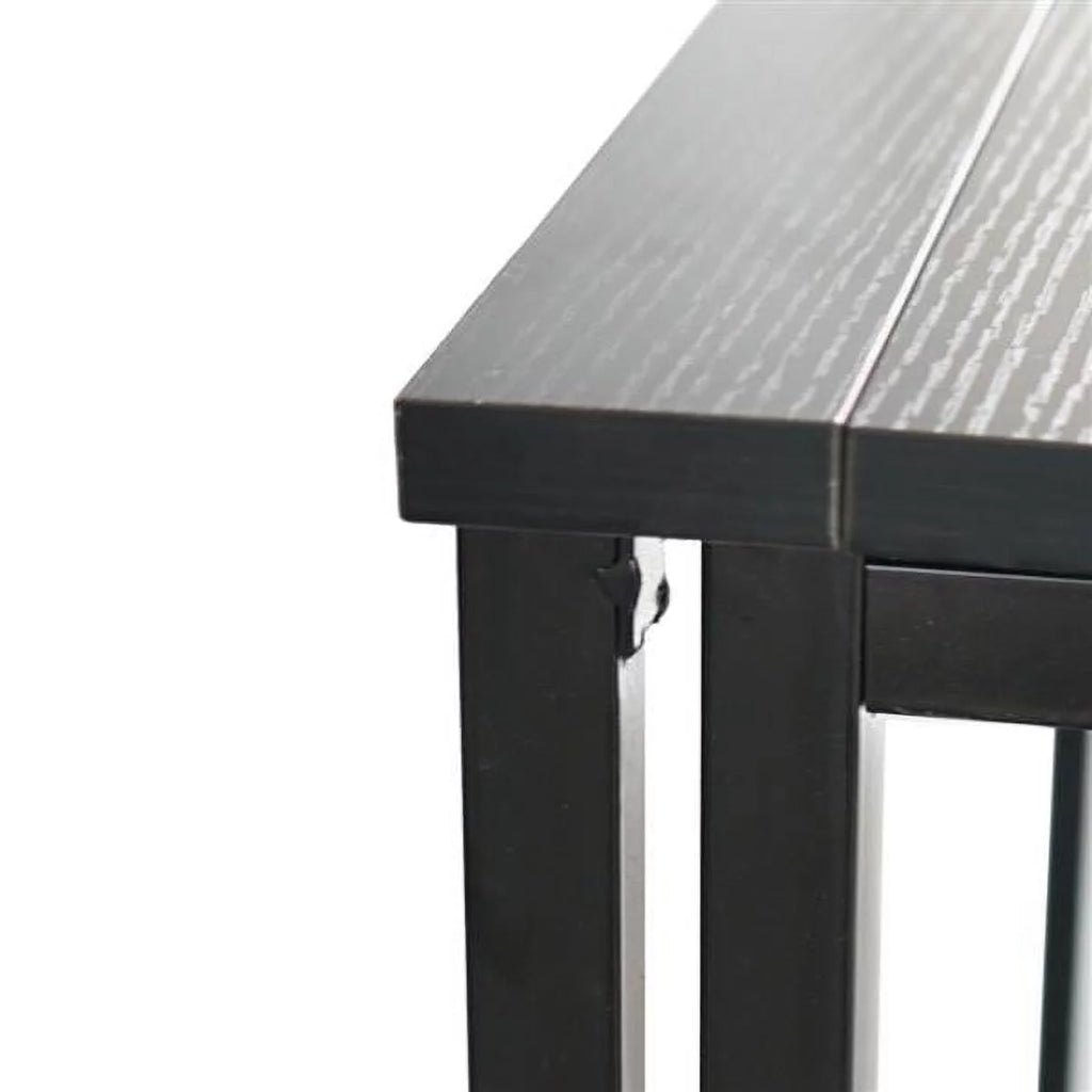 Black Collapsible Computer Desk E6419