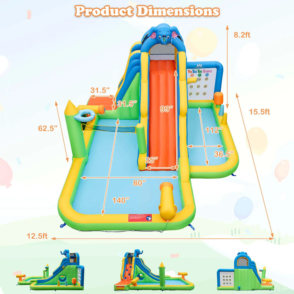 Inflatable Water Slide Splash Pool L542063