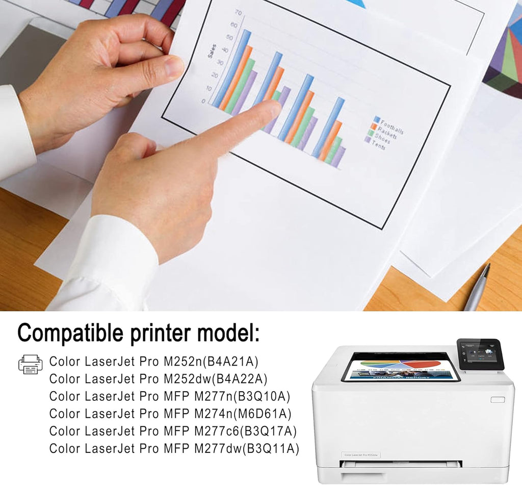 Magenta 201A CF403A Toner Cartridge A617455