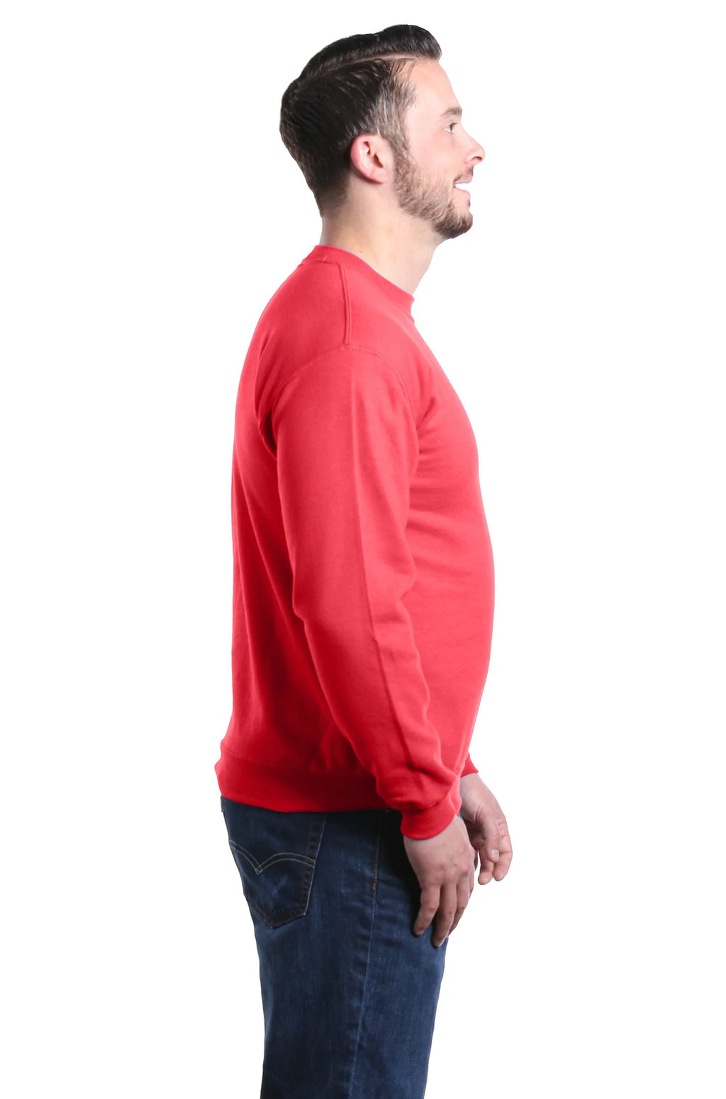Men's Christmas Crewneck Sweatshirt Small Red K500703