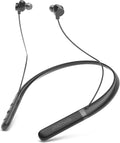 Black Wireless Neckband Bluetooth Headphones with Magnetic Earbuds, Pack of 2 B293