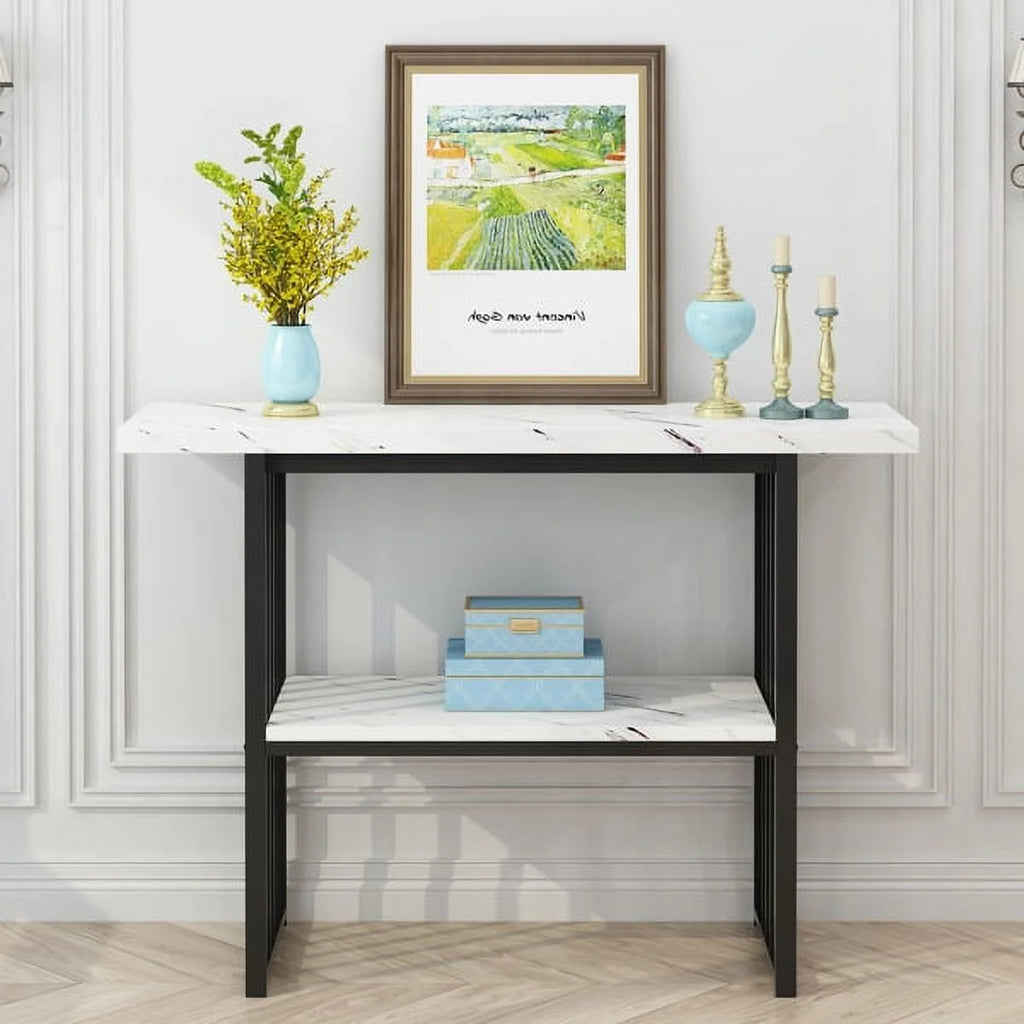 42-Inch Faux Marble Entryway Table H99618