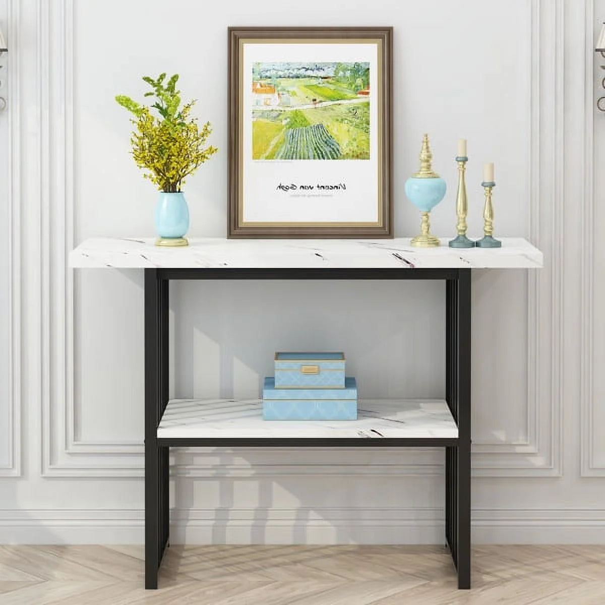 42-Inch Faux Marble Entryway Table H99618
