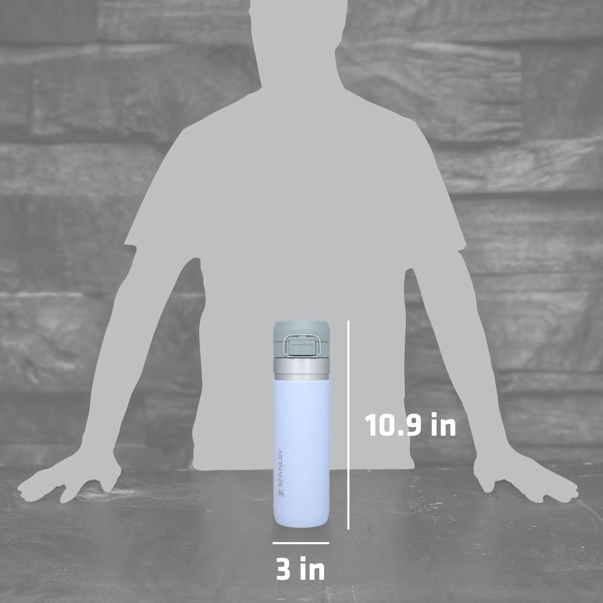 24 oz Insulated Stainless Steel Water Bottle O447253