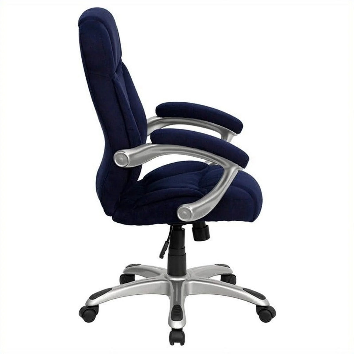 Navy Microfiber Upholstered Office Chair U348563