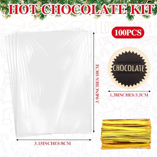 100 Set Christmas Disposable Wooden Spoons 5.5 Inches D865