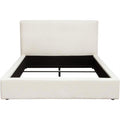 Ivory Boucle Queen Bed O50357