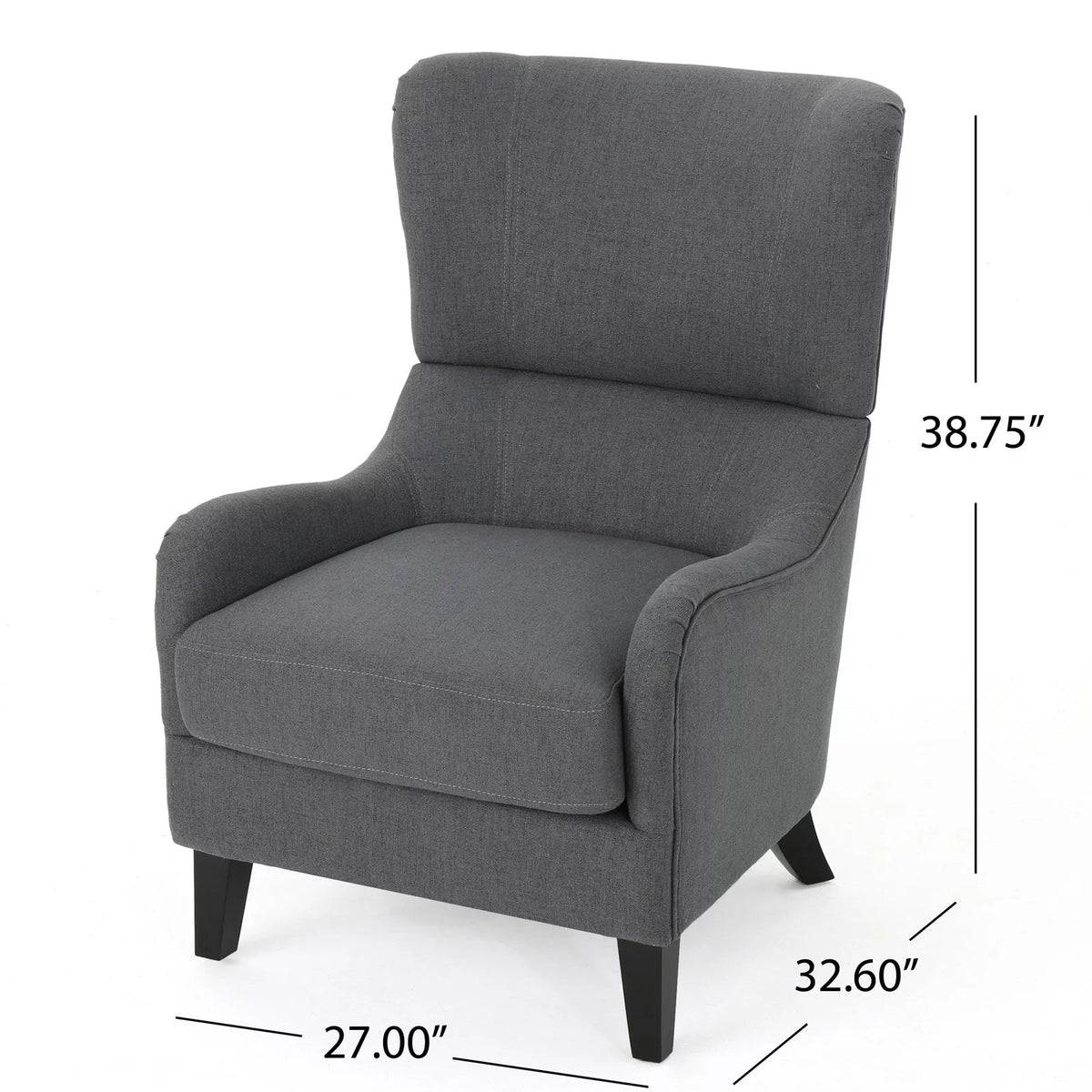 Fabric Wingback Sofa Chair R604