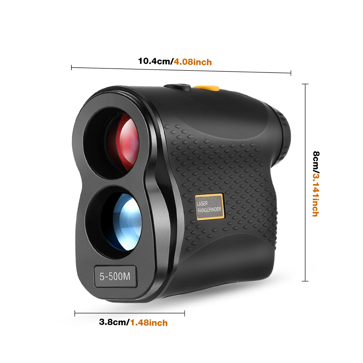 Compact 6X Magnification Rangefinder for Golf, Hunting, Shooting & Hiking F750111