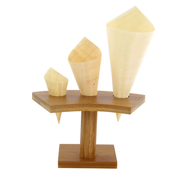 0.25 oz. Mini Wooden Cones Pack of 4000 D8667