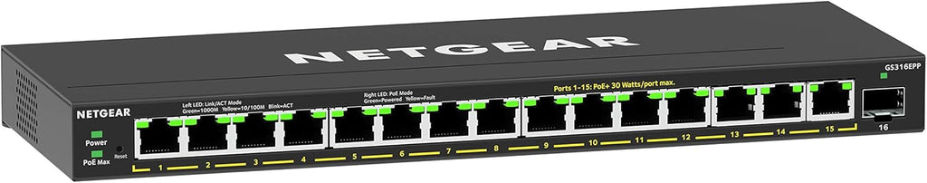 5-Port Gigabit Ethernet Unmanaged PoE Switch with 4 x PoE+ @ 83W E52891