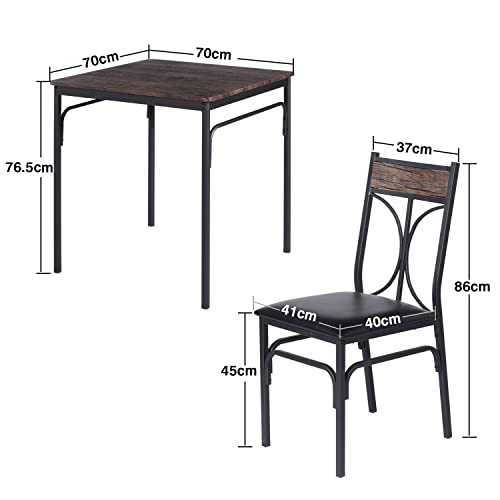 Kitchen Dining Table Set with 2 Chairs D97983