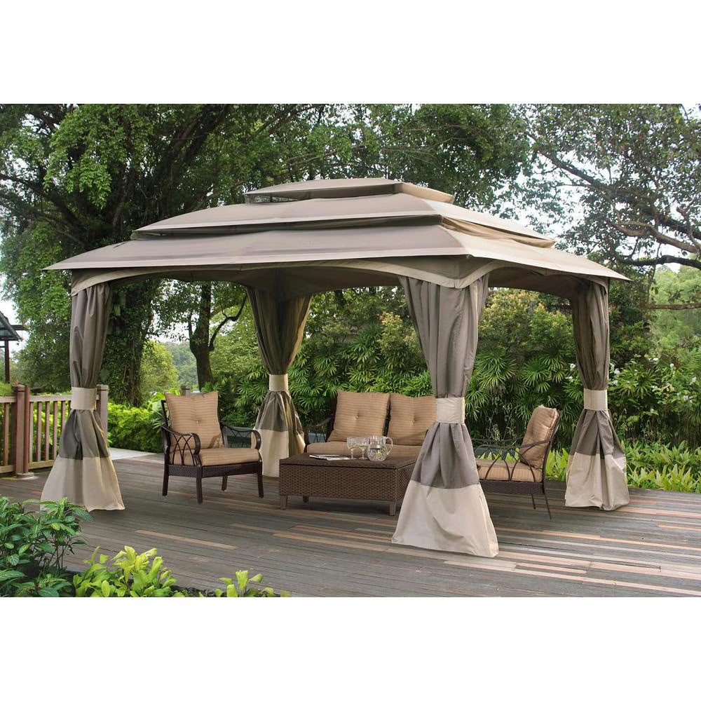 Replacement Canopy For 3-Tiered Softtop Gazebo (10X12 Ft) D269