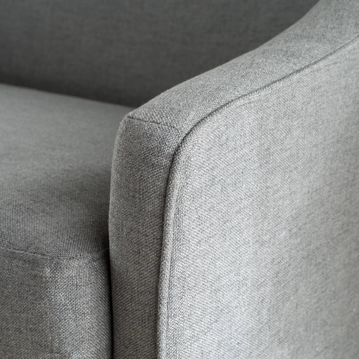 Dark Grey Fabric Loveseat A806