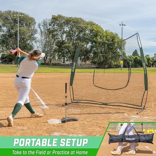 7x7 ft Baseball & Softball Net with Strike Zone H1929